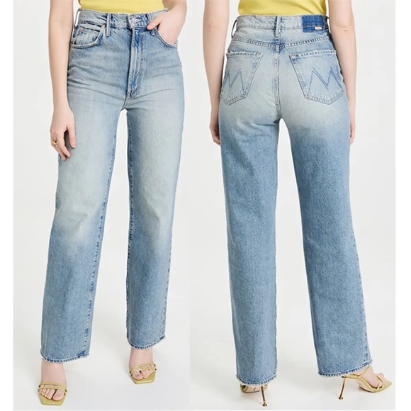 MOTHER Denim - MOTHER Denim High Waisted Tunnel Vision Sneak Jeans In The Other Side 30 NWOT